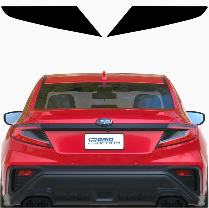 GRIDREADY Compatible with 2022-2025 Subaru WRX Tail Light Tint Kit precut Dark Black Smoke Overlays. Vinyl taillight Accessories - Image 1